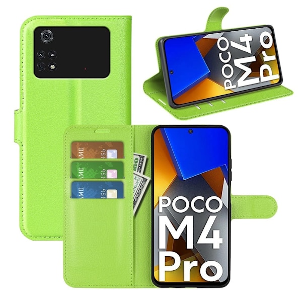 Classic Xiaomi Poco M4 Pro fodral - Grön Grön
