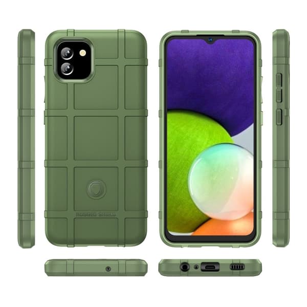 Rugged Shield Etui Samsung Galaxy A03 - Grøn Green