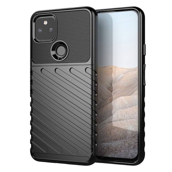 Thunder Google Pixel 5a Etui - Svart Black