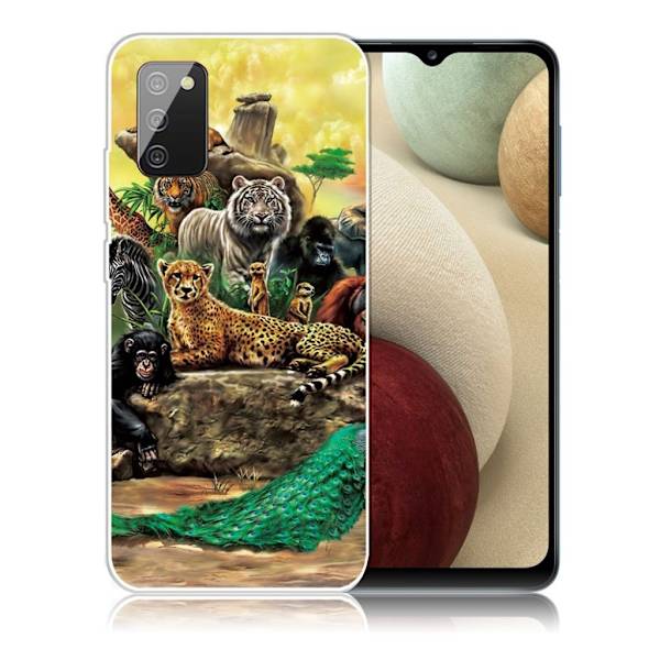 Deco Samsung Galaxy A02s Etui - Dyr Multicolor