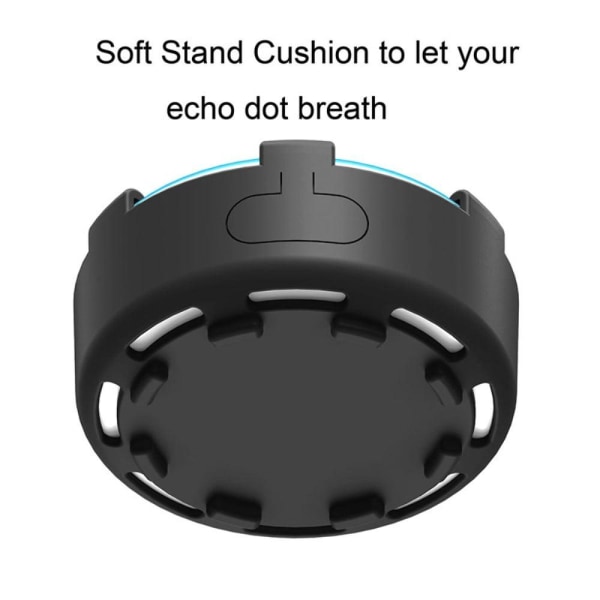 Amazon Echo Dot 2 silicone cover - Black Svart