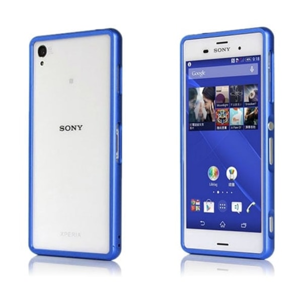 Remes (Mörkblå) Sony Xperia Z3 Metall-Bumper Blå
