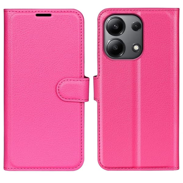 Classic Xiaomi Redmi Note 13 4G flip etui - Rose Pink