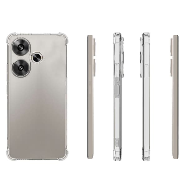 Lux-Case Airbag-deksel for Xiaomi Redmi Turbo 3 Transparent