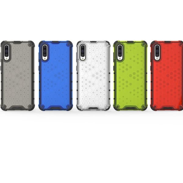 Bofink Honeycomb Samsung Galaxy A50 cover - Hvid White
