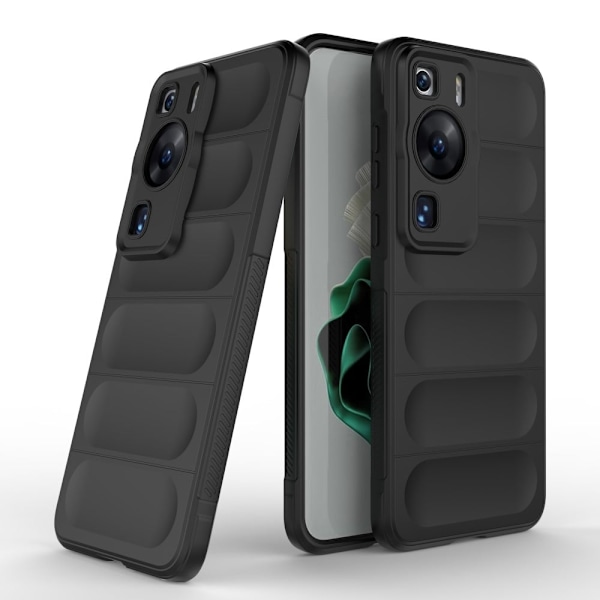 Blødt grebsformet cover til Huawei P60 - Sølv/Grå Silver grey