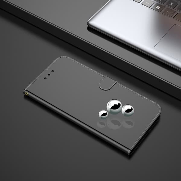 Mirror Xiaomi 12X / Xiaomi 12 flip case - Musta Black