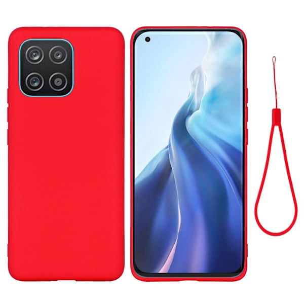 Matte Liquid Samsung Galaxy A03 silikone cover - Rød Red