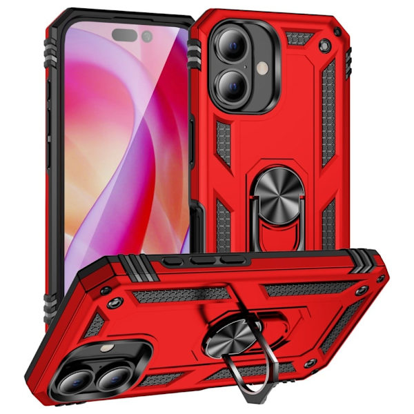 Bofink Combat iPhone 16 Plus deksel - Rød Red