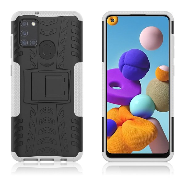 Offroad Cover - Samsung Galaxy A21s - Sort / Hvid Black