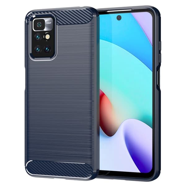 Carbon Flex Xiaomi Redmi 10 Prime / Xiaomi Redmi 10 skal - Blå Blå