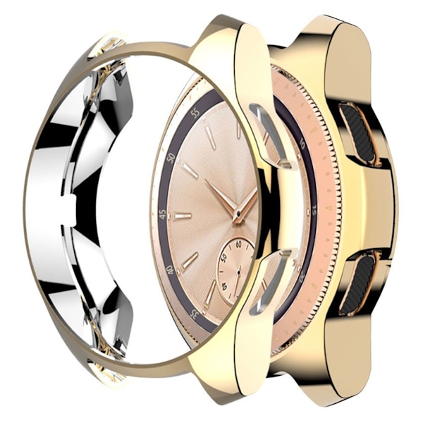 Samsung Gear S2 / Galaxy Watch 42mm galvaniseret Ramme etui - Guld Gold