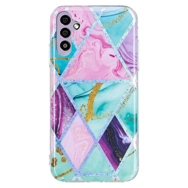 Deco Samsung Galaxy A34 5G Suojakotelo - Electroplated Triangle Rhombus Multicolor