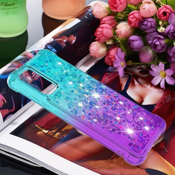 Princess Samsung Galaxy A32 deksel - Babyblå / Lilla Multicolor