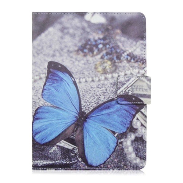 Samsung Galaxy Tab Pro 8.4 läderfodral med motiv - Blå fjäril Blå