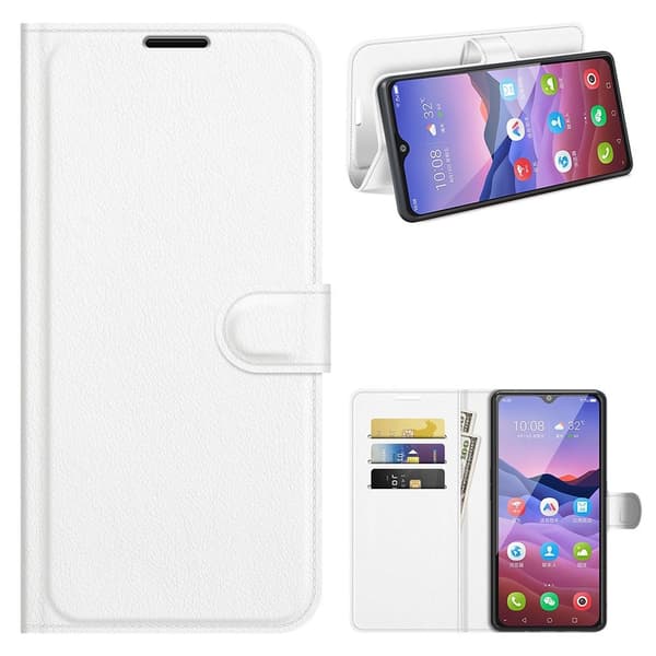 Classic ZTE Blade V2020 Smart fodral - Vit Vit