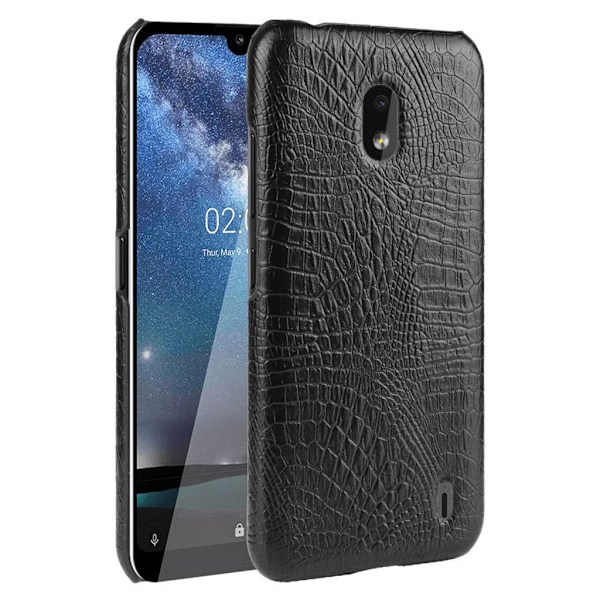 Croco Nokia 2.2 cover - Sort Black