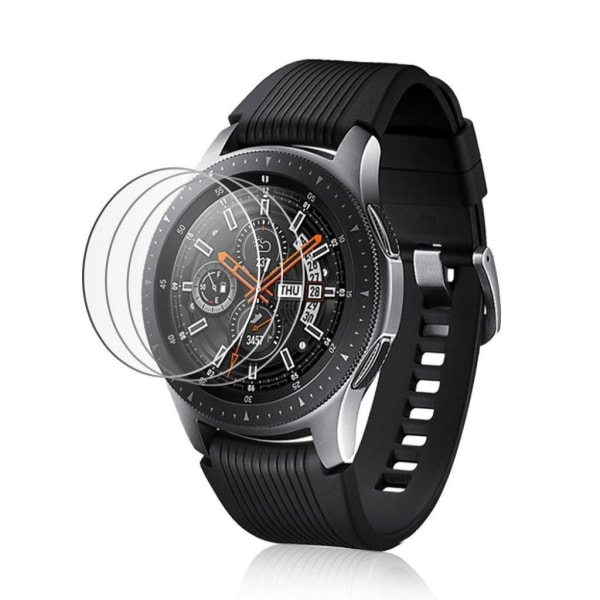 Samsung Galaxy Watch (42mm) 3-pack skärmskydd i tempererat glas Transparent