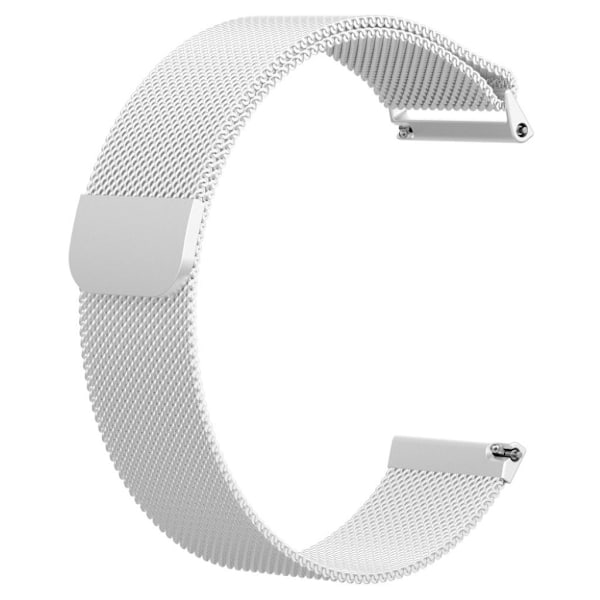 Tyylikäs vaihtoranneke Fitbit Versa-kellolle - Hopea Silver grey
