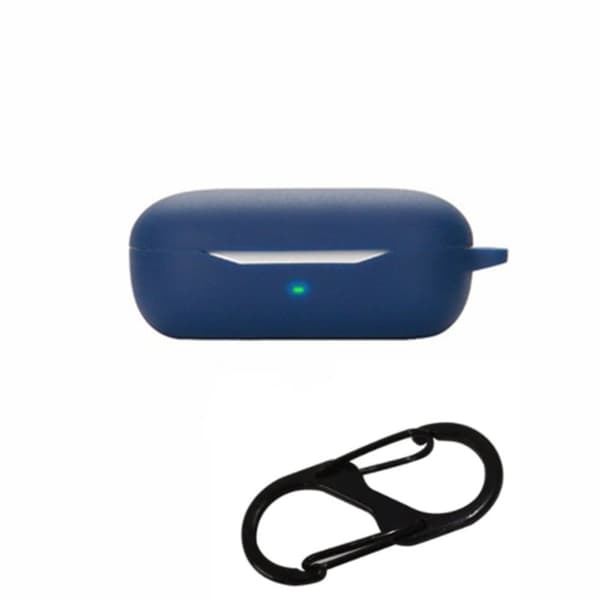Huawei FreeBuds SE silikoneetui med spænde - Mørkeblå Blue