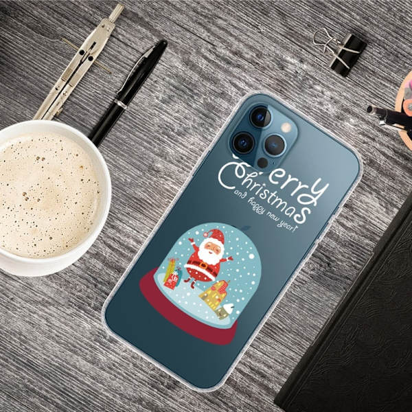 Julfodral till iPhone 13 Pro Max - Kristallkula multifärg