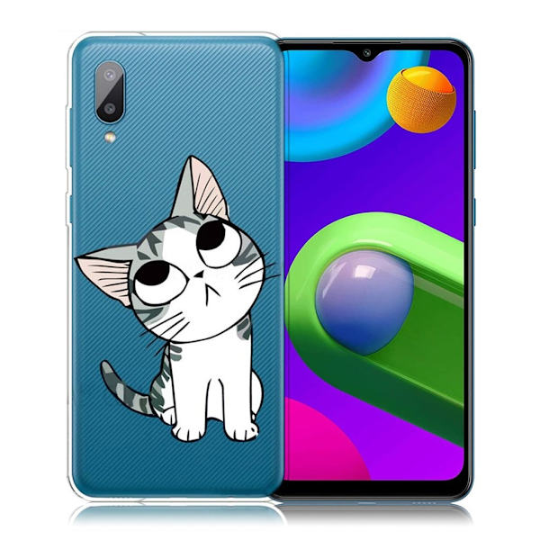 Deco Samsung Galaxy M02 / A02 Etui - Kat White