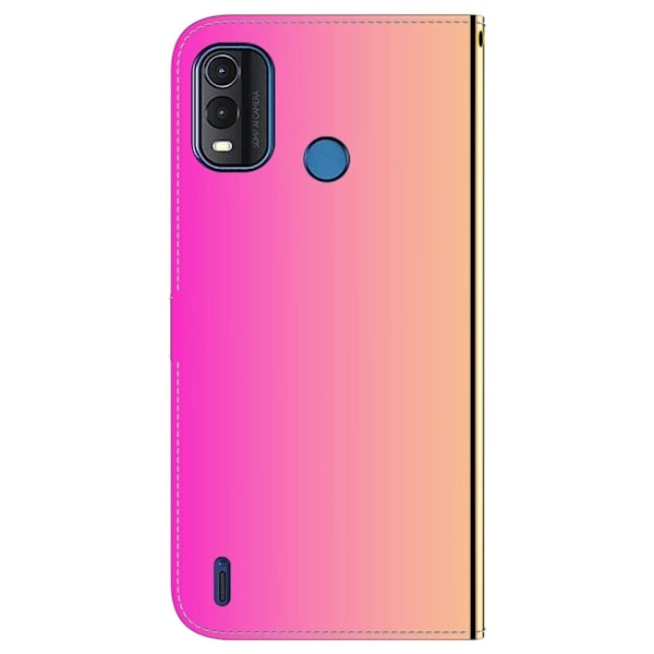 Mirror Nokia G11 Plus Flip Etui - Rose Pink
