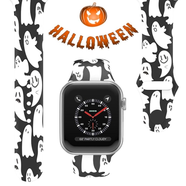 Apple Watch Series 8 (45mm) / Watch Ultra halloweenmønster silik White
