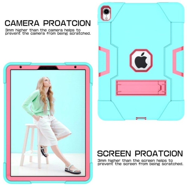 iPad Pro 11 inch (2018) hybrid skydd av plast med logo utskärnin Grön