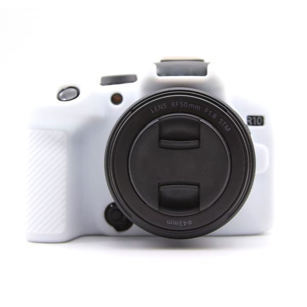 Canon EOS R10 silikonskydd - Vit Vit
