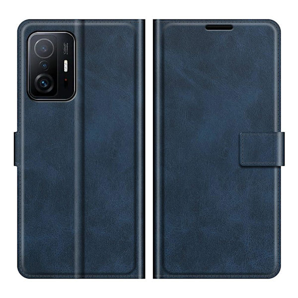 Lompakko Nahkakotelo For Xiaomi 11T / 11T Pro - Sininen Blue
