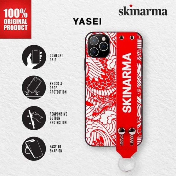 SKINARMA Yasei - iPhone 11 Pro Max - Röd Röd