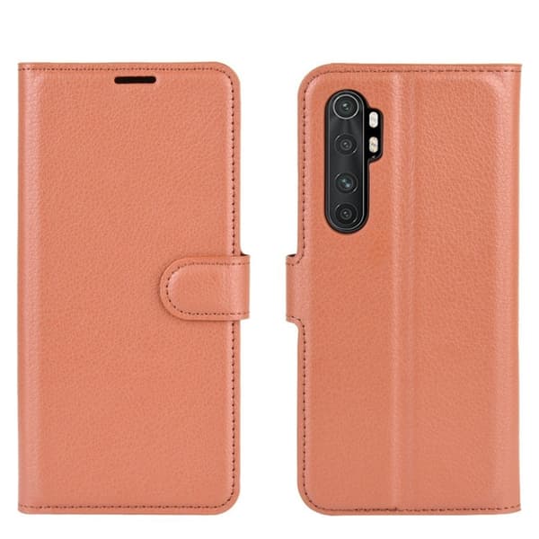 Classic Xiaomi Mi Note 10 Lite flip etui - Brun Brown