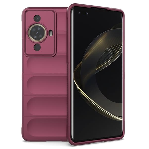 Mjukt greppformat Huawei Nova 11 Pro / Huawei Nova 11 Ultra skal - Röd Röd
