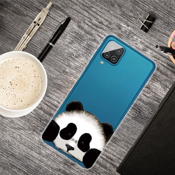 Deco Samsung Galaxy A12 5G kotelot - Panda White