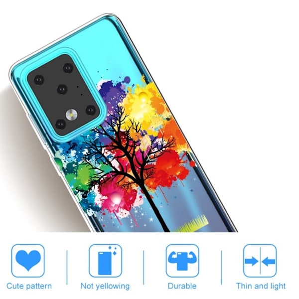 Deco Samsung Galaxy S20 Ultra kotelot - Värillinen Puu Multicolor