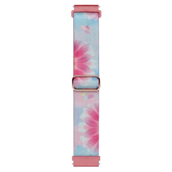 Mønstret nylon-urrem til Coros Apex Pro / Apex 46mm - Blomster / Blomster Pink