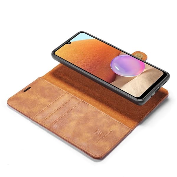 DG.Ming Samsung Galaxy A32 2-in-1 Pung Etui - Brun Brown