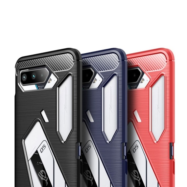 Carbon Flex case - ASUS ROG Phone 5 - Blå Blue