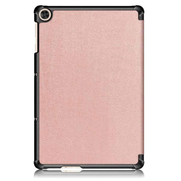 Tri-fold skinnstativveske for Huawei MatePad T10 - Rose Gull Pink