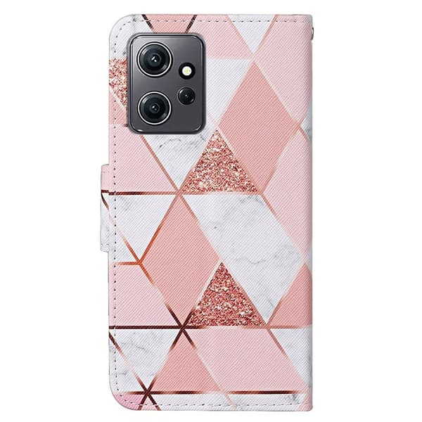 Wonderland Xiaomi Redmi Note 12 Flip Etui - Marmor Pink