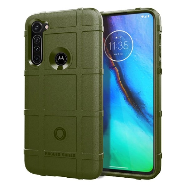 Rugged Shield kuoret - Motorola Moto G Stylus - Armeijan vihreä Green
