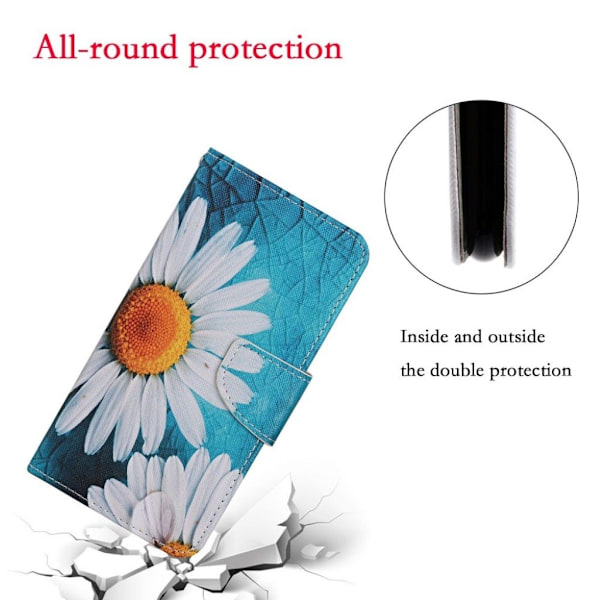 Wonderland iPhone 12 Pro / iPhone 12 flip etui - Marguerit White