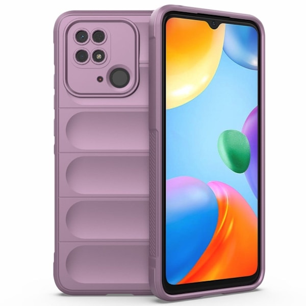 Mjukt greppformat Xiaomi Redmi 10C skal - Lila Lila