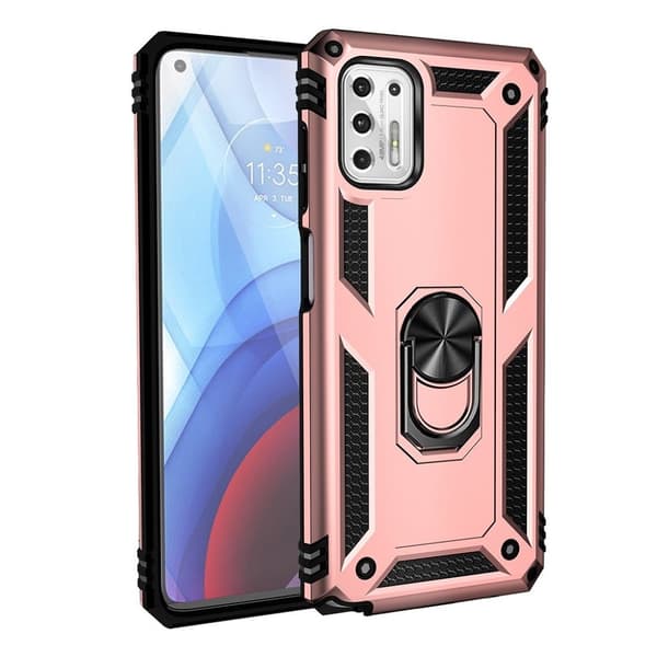 Bofink Combat Motorola Moto G Stylus (2021) Etui - Rose Gull Pink