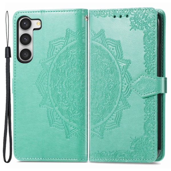 Mandala Samsung Galaxy S23 Flip Etui - Grøn Green