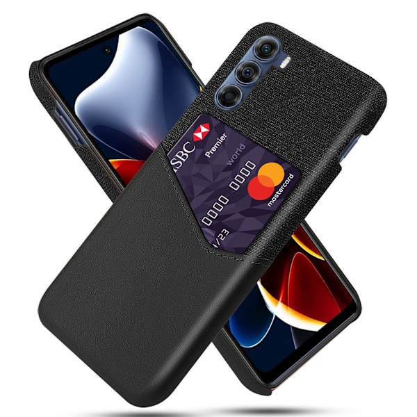 Bofink Motorola Edge S30 Kort Cover - Sort Black