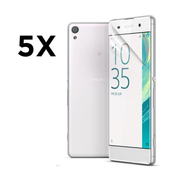 HD Clear LCD skærmbeskyttelsesfilm til Sony Xperia XA / XA Dual - 5 stk. Transparent