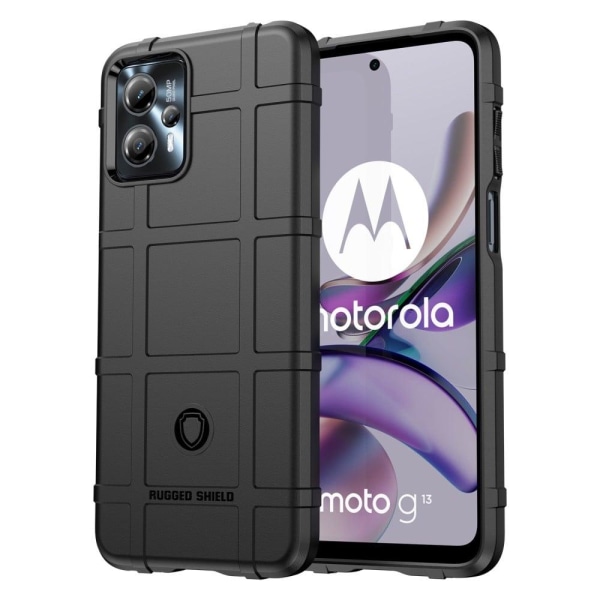 Rugged Shield Motorola Moto G23 / Motorola Moto G13 skal - Svart Svart