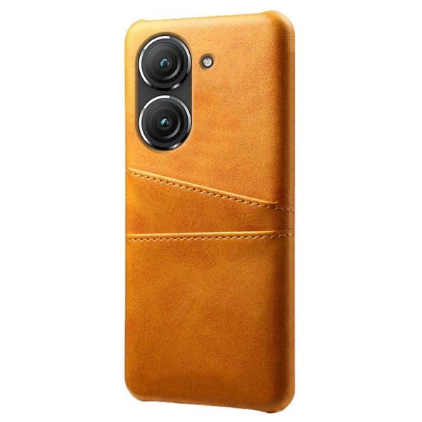 Asus Zenfone 9 skal med korthållare - Orange Orange